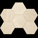 Керамогранит Gabbro Мозаика Hexagon 25x28,5x10 Мозаика gb 01 Hexagon 25x28,5 непол.  | FLOORDEALER