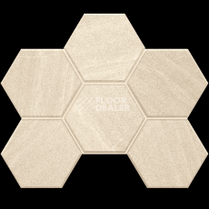 Керамогранит Gabbro ( Габбро ) Мозаика Hexagon 25x28,5x10 Мозаика gb 01 Hexagon 25x28,5 непол. фото 1 | FLOORDEALER