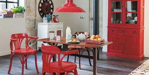 Красный цвет в интерьере. Особенности интегрирования