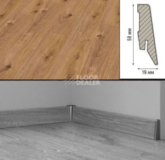 Плинтус Плинтус МДФ Kronotex ламинированный D4169 Плинтус ламинированный МДФ Kronotex Дуб Престиж светлый фото 1 | FLOORDEALER