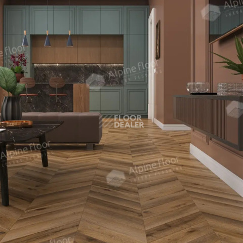 Alpine Floor Chevron Art 12мм LF109-04 Дуб Эльбрус фото 3 | FLOORDEALER