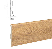 Плинтус HDPS Bonkeel Top Дуб Рубенс фото 1 | FLOORDEALER