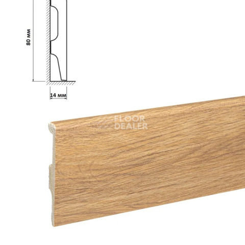 Плинтус HDPS Bonkeel Top Дуб Рубенс фото 1 | FLOORDEALER