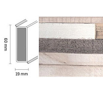 Плинтус Плинтус Dollken Cubu 60 Touch & Style 2960 фото 1 | FLOORDEALER