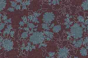 Ковролин Flotex Vision Floral 650012 (Silhouette) Berry фото  | FLOORDEALER
