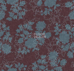 Ковролин Forbo Flotex Vision Floral 650012 (Silhouette) Berry фото 1 | FLOORDEALER