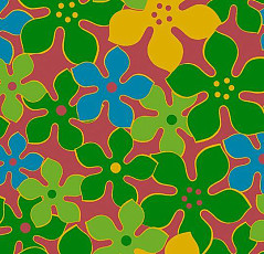 Flotex Vision Floral 620009 (Field) Lime фото 1 | FLOORDEALER