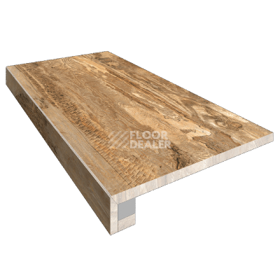 Керамогранит Spanish Wood Комплект 33x120 Комплект (Ступень sp 04 (33x120) непол. (прямоугол. бортик) без насечек+ Подступенок (14,5x120)) фото 1 | FLOORDEALER