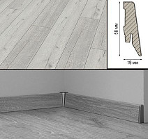 Плинтус Плинтус МДФ Kronotex ламинированный D3181 Плинтус ламинированный МДФ Kronotex Дуб Рип белый фото 1 | FLOORDEALER