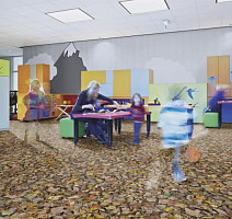 Flotex Vision Image 000509 Autumn Leaves Green фото 2 | FLOORDEALER