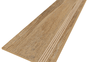 Керамогранит Spanish Wood Ступень 30x120x10 Ступень sp 04-30x120-Непол. фото  | FLOORDEALER