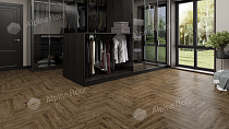 Alpine Floor Herringbone Pro 12мм lf 106-10 Бордо фото 2 | FLOORDEALER