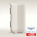 Плинтус Внутренний угол для алюминиевого плинтуса Русский профиль Внутренний угол серебро  | FLOORDEALER