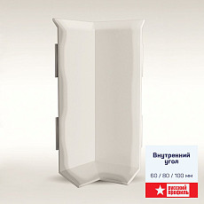 Плинтус Внутренний угол для алюминиевого плинтуса Русский профиль Внутренний угол серебро фото 1 | FLOORDEALER