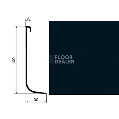 Профиль для завода на стену Dollken Hk100 0110 фото 1 | FLOORDEALER