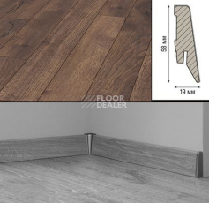 Плинтус Плинтус МДФ Kronotex ламинированный D4766 Плинтус ламинированный МДФ Kronotex Дуб тёмный Петерсон фото 1 | FLOORDEALER