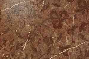 Керамогранит ColiseumGres SICILIA Сицилия Коричневый Вставка Листья фото  | FLOORDEALER