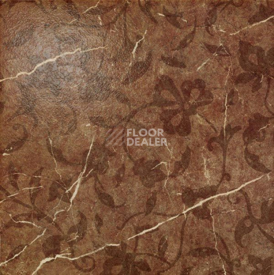 Керамогранит ColiseumGres SICILIA Сицилия Коричневый Вставка Листья фото 1 | FLOORDEALER