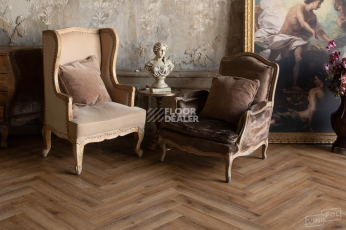 Vinilpol Herringbone 7мм Паркет Франческо 9933, 43 класс, 7 мм фото 6 | FLOORDEALER