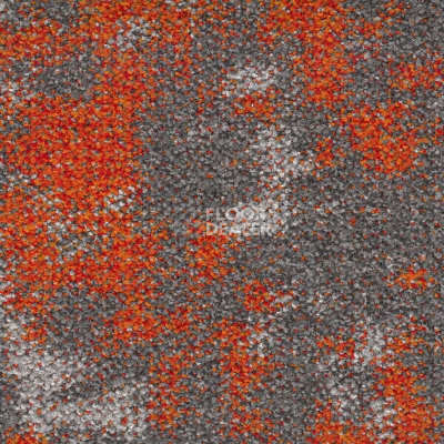 Ковровая плитка Bloq Small 212 Tangerine c фото 1 | FLOORDEALER