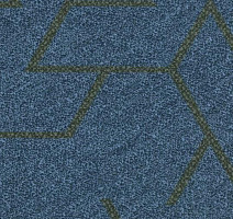 Ковровая плитка Flotex Triad planks 131002 Blue фото 1 | FLOORDEALER