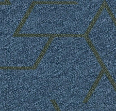 Ковровая плитка Flotex Triad planks 131002 Blue фото 1 | FLOORDEALER