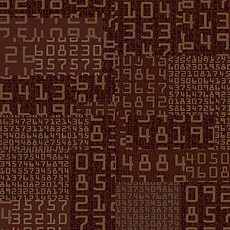 Ковровая плитка Ege Highline Contrast Square Numbers Red rfm 52956412 фото 1 | FLOORDEALER