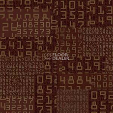 Ковровая плитка Ege Highline Contrast Square Numbers Red rfm 52956412 фото 1 | FLOORDEALER