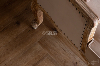 Vinilpol Herringbone 7мм Паркет Франческо 9933, 43 класс, 7 мм фото 2 | FLOORDEALER