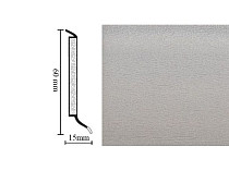 Плинтус Hsl 6 универсальный плинтус 1074 silver фото 1 | FLOORDEALER