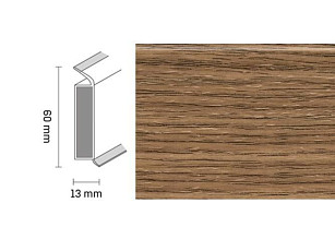 Плинтус Dollken EP 60/13 2493 фото 1 | FLOORDEALER