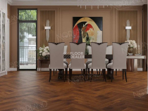 Norland Herringbone Elegant Strong 12мм LF304-19 Орех Кипр фото 2 | FLOORDEALER