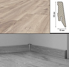 Плинтус Плинтус МДФ Kronotex ламинированный D4763 Плинтус ламинированный МДФ Kronotex Дуб бежевый Петерсон фото 1 | FLOORDEALER