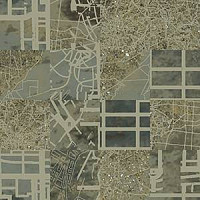Ковровая плитка Ege Highline Cityscapes Aerial Map Beige rfm 52955017 фото 1 | FLOORDEALER