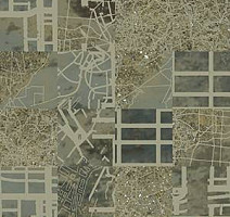 Ковровая плитка Ege Highline Cityscapes Aerial Map Beige rfm 52955017 фото 1 | FLOORDEALER