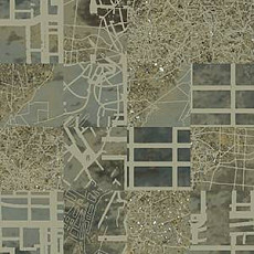 Ковровая плитка Ege Highline Cityscapes Aerial Map Beige rfm 52955017 фото 1 | FLOORDEALER