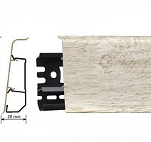 Плинтус Arbiton Indo Плинтус Arbiton Indo 70мм ПВХ 137 Дуб Сельма фото 1 | FLOORDEALER