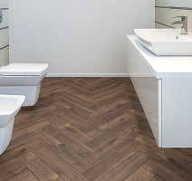 Terhurne Herringbone Edition 10мм Y08 Дуб Кабинный фото 3 | FLOORDEALER