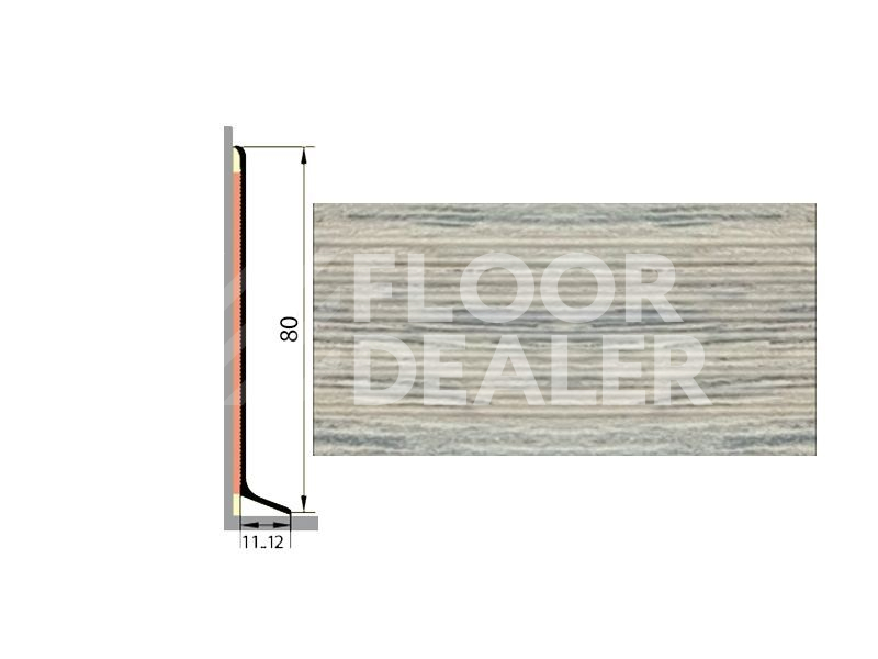 Плинтус ДЕКОРАТИВНОЕ ПОКРЫТИЕ дуб хельсинки фото 1 | FLOORDEALER