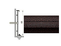 Плинтус Коммерческий плинтус алюминиевый Русский профиль 60мм ПОЛИМЕРНОЕ ПОКРЫТИЕ старая медь фото 1 | FLOORDEALER