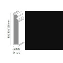 Плинтус Плинтус Dollken Cubu Flex life Hamburg Style 80 1144 - black  | FLOORDEALER