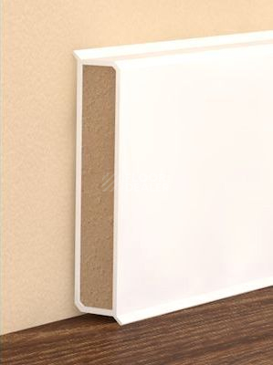 Плинтус Плинтус Dollken Cubu Flex Life 100 1013 white фото 1 | FLOORDEALER