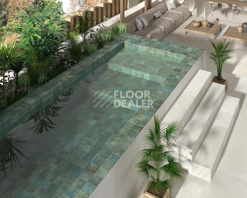 Керамогранит Tahiti  14.7 * 14.7 Emerald Glossy фото 2 | FLOORDEALER
