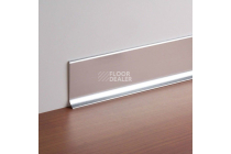 Плинтус алюминиевый анодированный напольный Diele ПЛ80, 501л серебро люкс Плинтус алюминиевый анодированный напольный Diele ПЛ80, 501л серебро люкс 1,8м фото 3 | FLOORDEALER