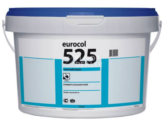 Сопутствующие материалы Универсальный клей Forbo 525 Eurosafe Basic Универсальный клей Forbo 525 Eurosafe Basic 13 кг фото 1 | FLOORDEALER