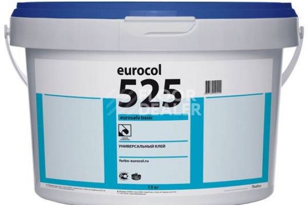 Сопутствующие материалы Универсальный клей Forbo 525 Eurosafe Basic Forbo 525 13 кг. фото 1 | FLOORDEALER