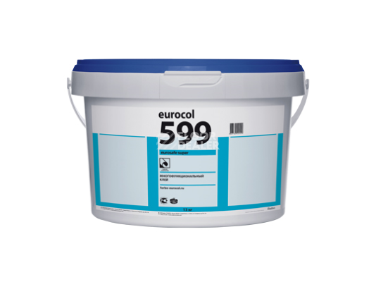 Сопутствующие материалы Водно-дисперсионный клей Forbo 599 EuroSafe Super 10 кг фото 1 | FLOORDEALER