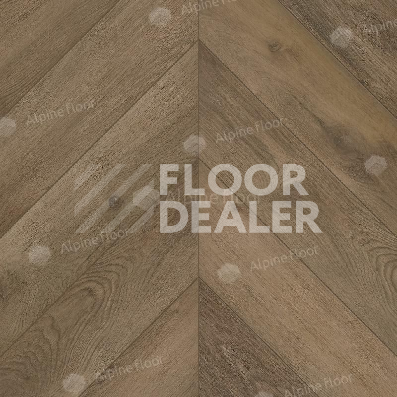 Кварцвиниловые полы Alpine Floor Chevron 5мм SPC ламинат Дуб Насыщенный ECO 18-4 фото 1 | FLOORDEALER