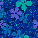 Ковролин Flotex Vision Floral 620012 (Field) Blueberry  | FLOORDEALER