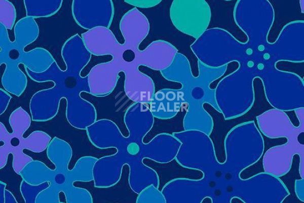 Ковролин Flotex Vision Floral 620012 (Field) Blueberry фото 1 | FLOORDEALER
